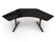 Arozzi - Arena Angelo Gaming Desk - Gun Metal