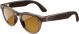 Ray-Ban Meta - Headliner Smart Glasses with Meta Ai, Audio, Photo, Video Compatibility - Transitions Yellow Lenses - Warm Stone