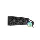 iBUYPOWER - AW4 360mm Radiator CPU Liquid Cooler (3 x 120mm Core Fans) with RGB Display - Black