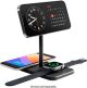 Twelve South - HiRise 3 Deluxe 3-in-1 Desktop Charging Stand with MagSafe - Black