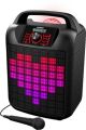 ION Audio - Party Rocker Max High-Power Portable Speaker with Customizable Party Theme Lights - Black