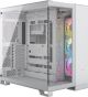 CORSAIR - iCUE LINK 6500X RGB Mid-Tower Dual Chamber PC Case - White