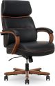 Finch Neo Two Retro-Modern Mid-Back Office Chair - Black