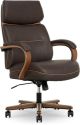 Finch Neo Two Retro-Modern Mid-Back Office Chair - Brown