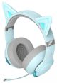 Edifier - G5BT CAT Wireless Gaming Headset for PC, PS4, Nintendo Switch, and Mobile - Sky Blue