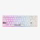 Higround - Basecamp 65 SnowStone - Wired Gaming Keyboard - White