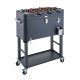TRINITY | 80 Quart Foosball Cooler | Detachable Tub | w/ Cover | Charcoal Gray - Charcoal Gray