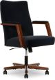 Finch Neo One Fabric Mid-Back Home Office Chair with Padded Arms - Black
