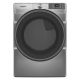 Whirlpool - 7.4 cu. ft. Smart Front Load ENERGY STARÂ® Gas Dryer with Wrinkle Shieldâ„¢ Option - Radiant Silver