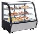Premium Levella - 4.2 cu. ft. Countertop Refrigerator Display Case - Black