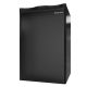 Costway - 3.2 Cu.Ft. Compact Refrigerator Mini Dorm Small Fridge Freezer Reversible Door - Black