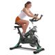 Costway - Stationary Exercise Bike Cycling Bike W/33Lbs Flywheel Home Fitness Gym Cardio - Black