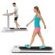 Costway - Walking Pad w/265 lbs Capacity Remote Control & LED Display Under Desk Treadmill - Gray