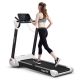 Costway - 2.25HP Folding Electric Motorized Treadmill With Speaker - White