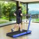 Costway - 4.75HP 2 In 1 Folding Treadmill W/Remote APP Control - Navy