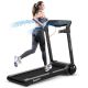 Costway - 3HP Folding Electric Treadmill Running Machine w/ Speaker - Silver