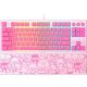 Razer - Ornata V3 TKL Wired Mecha-Membrane Gaming Keyboard with Chroma RGB Backlighting - Hello Kitty Edition - Pink