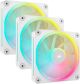 CORSAIR - CUE LINK LX120 RGB 120mm PWM Fans Starter Kit (3-pack) - White