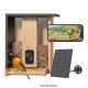 BIRDFY - Smart Wild Bird Feeder Bamboo w/HD Camera, Solar Power, and AI Enabled Bird Recognition - Natural Bamboo & Black