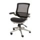 Alamont Home - Warfield Modern Mesh Executive Swivel Office Chair - Black Mesh/Graphite Silver Frame