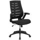 Alamont Home - Kale Contemporary Mesh Executive Swivel High Back Office Chair - Black