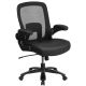 Alamont Home - Hercules Big & Tall 500 lb. Rated Black Mesh/LeatherSoft Ergonomic Chair - Black LeatherSoft/Mesh