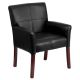 Alamont Home - Taylor Contemporary Leather/Faux Leather Side Chair - Upholstered - Black