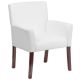 Alamont Home - Taylor Contemporary Leather/Faux Leather Side Chair - Upholstered - White