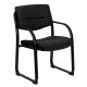 Alamont Home - Donny Contemporary Leather/Faux Leather Side Chair - Upholstered - Black