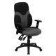 Alamont Home - Abbott Contemporary Mesh Swivel Office Chair - Black and Gray