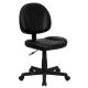 Alamont Home - Ronald Contemporary Leather/Faux Leather Swivel Office Chair - Black ALA-CU79-831