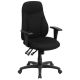 Alamont Home - Hughes Contemporary Fabric Swivel Office Chair - Black ALA-CUZ1-113920