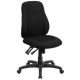 Alamont Home - Brandy Contemporary Fabric Swivel Office Chair - Black