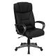 Alamont Home - Hansel Contemporary Leather/Faux Leather Executive Swivel Office Chair - Black ALA-CUZ2-787