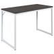 Alamont Home - Kimberly Rectangle Industrial Laminate Office Desk - Rustic Gray Top/White Frame