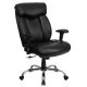 Alamont Home - Hercules Big & Tall 400 lb. Rated High Back Executive Office Chair with Arms - Black LeatherSoft