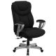 Alamont Home - Hercules Contemporary Fabric Big & Tall Swivel High Back Office Chair with Adjustable Arms - Black Fabric