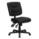 Alamont Home - Cole Contemporary Leather/Faux Leather Swivel Office Chair - Black