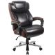 Alamont Home - Hercules Big & Tall 500 lb. Rated LeatherSoft Ergonomic Chair w/Adjustable Headrest - Brown