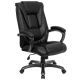 Alamont Home - Oma Contemporary Leather/Faux Leather Executive Swivel Office Chair - Black