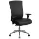 Alamont Home - Hercules Contemporary Leather/Faux Leather 24/7 Big & Tall Swivel Office Chair - Black LeatherSoft ALA-HPXZ-176553