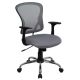 Alamont Home - Alfred Contemporary Mesh Swivel Office Chair - Gray