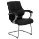 Alamont Home - Tristan Contemporary Leather/Faux Leather Side Chair - Upholstered - Black