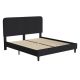 Alamont Home - Addison Upholstered Platform Bed - Charcoal