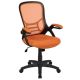 Alamont Home - Porter Contemporary Mesh Executive Swivel Office Chair - Orange