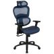 Alamont Home - Lo Contemporary Mesh Executive Swivel Office Chair - Blue