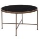 Alamont Home - Chelsea Collection Coffee Table - Black Top/Matte Gold Frame