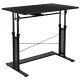 Alamont Home - Fairway Rectangle Modern Laminate Home Office Desk - Black