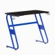 Alamont Home - Fisher Rectangle Contemporary Laminate Gaming Desk - Blue