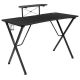 Alamont Home - Mallot Rectangle Contemporary Laminate Gaming Desk - Black